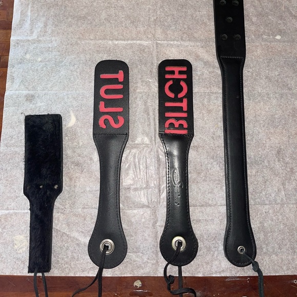 B*TCH Red and Black PADDLE - Picture 3 of 4